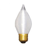 25W Spunlite C15 Chandelier Bulb in Satin