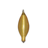 40W Decorative Spunlite Chandelier Bulb in Amber Thread