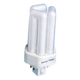 26W Dimmable Compact Fluorescent Triple Electronic 4-Pin Bulb in Neutral White