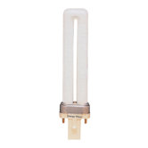 7W Compact Fluorescent Twin Magnetic 2-Pin Bulb in Warm White