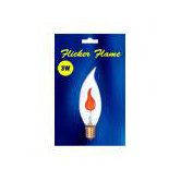 E12 Candelabra Base Incandescent Flame-Tip Chandelier Flicker Bulb