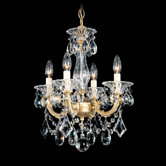 La Scala 4 Light Convertible Chandelier