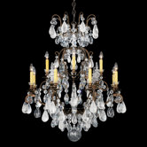 Renaissance Rock Crystal 13 Light Chandelier