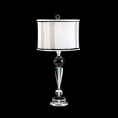 Jasmine One Light Table Lamp in Silver Leaf