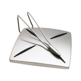 Satin Finish Napkin Holder with Pendulum Arm