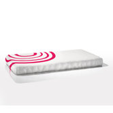 Organic Fitted Ripple Crib Sheet in Blossom Pink