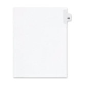 Index Dividers,Number 66,Side Tab,1/25 Cut,Letter,25/PK,WE