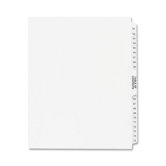 80000 Series Legal Index Divider Set, Side Tabs, Printed, 51 - 75