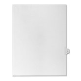90000 Series Legal Exhibit Index Dividers, Side Cut, Label, R