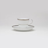 Regina Platinum After Dinner Cup and Saucer