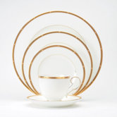 Rochelle Gold 5 Piece Place Setting