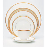 Rochelle Gold Dinnerware Set