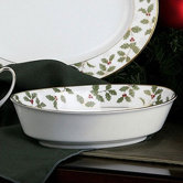 Holly and Berry Gold Salad Bowl