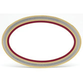 Ruby Coronet Butter Dish