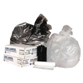 30 Gallon High Density Can Liner, 13 Micron Equivalent in Clear