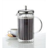 Ribbed 6 Cup French Press with Double Wall