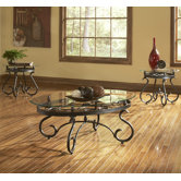 Lola 3 Piece Coffee Table Set
