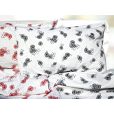 Rose Printed Extra Deep Pocket Flannel Sheet Set