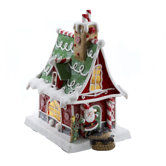 11" Christmas Gingerbread Lighted House