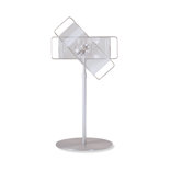 Gloss Table and Floor Lamp