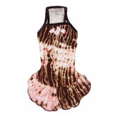 Rose Tie Dye Dog Dress in Pink