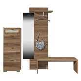 4-tlg. Garderobe rechts