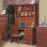 Louis Philippe Computer Desk with 4 Drawers