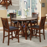 Oberlin 5 Piece Counter Height Dining Set