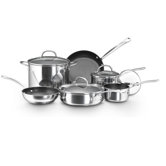 Millennium Polished Stainless Steel 10-Piece Cookware Set