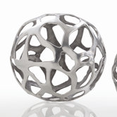 Ennis Web Sphere in Polished Nickel