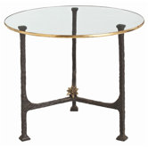 Narnia Iron / Glass End Table