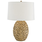 Camen Woven Natural Lily Grass Lamp