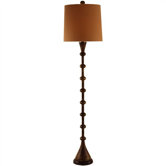 Mellow Tate Hammered Brass Floor Lamp