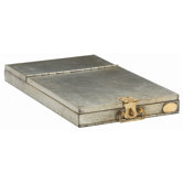 Nelson Metal / Brass French Safety Deposit Box