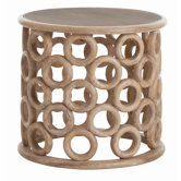 Kamal Hand Carved End Table