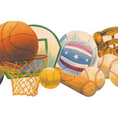 Whimsical Children's Vol. 1 Sports Die-Cut Border in Hunter