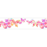 Fluttering Butterflies Free Style Wallpaper in Pink