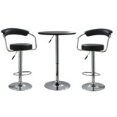 AmeriHome Steel Bar Stool Set