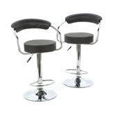 Foam Padded Barstool with Back