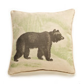Bear Etching Pillow