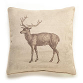Deer Etching Pillow