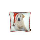 Holiday Yellow Lab Pillow
