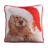 Holiday Cocker Pillow