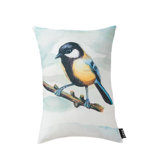 Bird Watercolor Pillow
