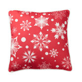 Polka Dot Snowflake Pillow