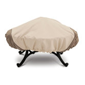 Veranda Collection Large Round Fire Pit Cover in Pebble