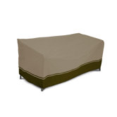 Villa Patio Bench and Loveseat Cover in Birch and Walnut