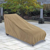 Patio Chaise Cover in Sand