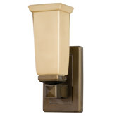 Glasgow One Light Outdoor Wall Sconce with Photosensor in Oil-Rubbed Bronze- Energy Star