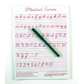 Dnealian Cursive Write-on/wipe-off